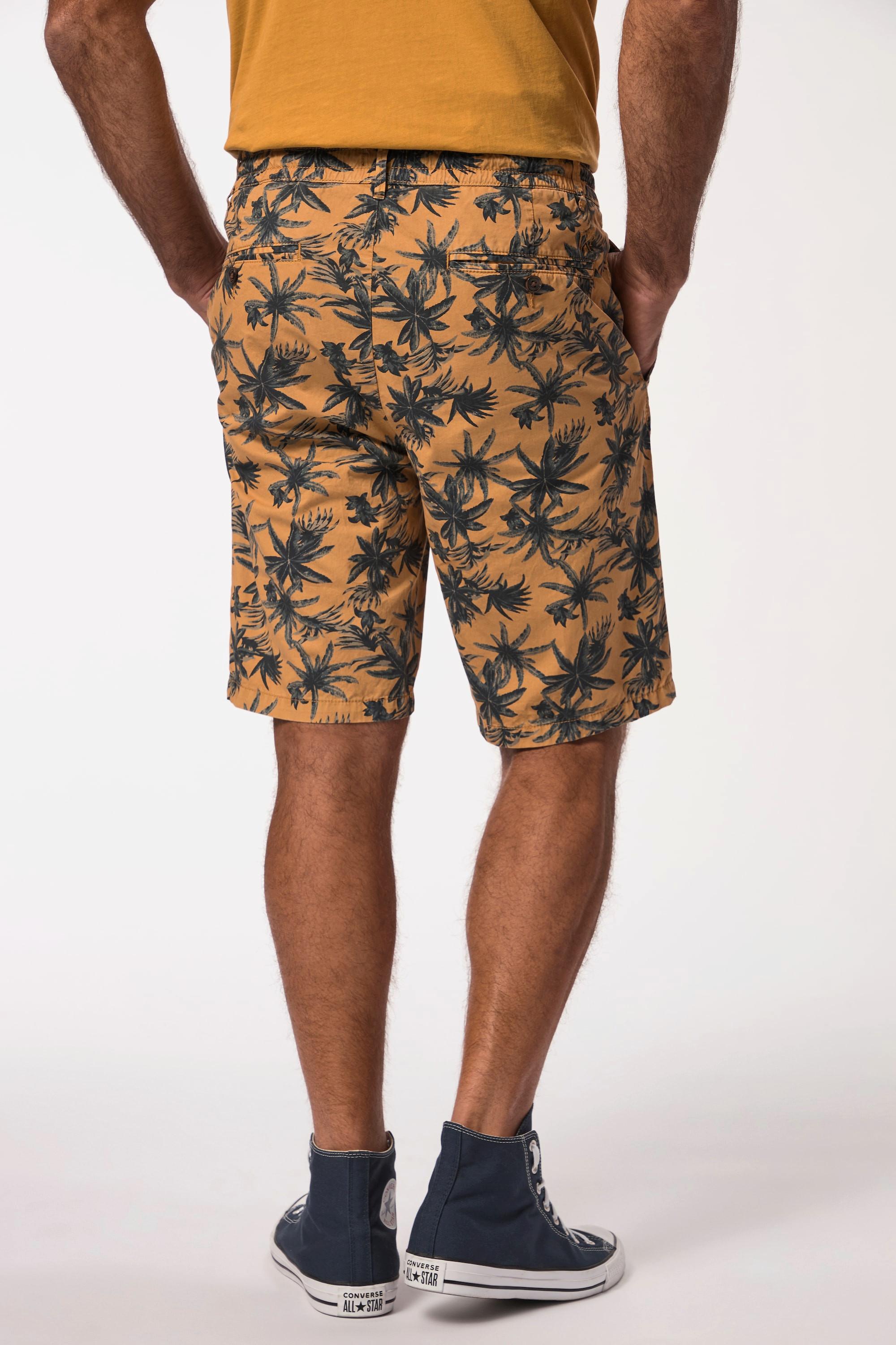 JP1880 Bermuda Alloverprint Regular Fit Elastikbund  