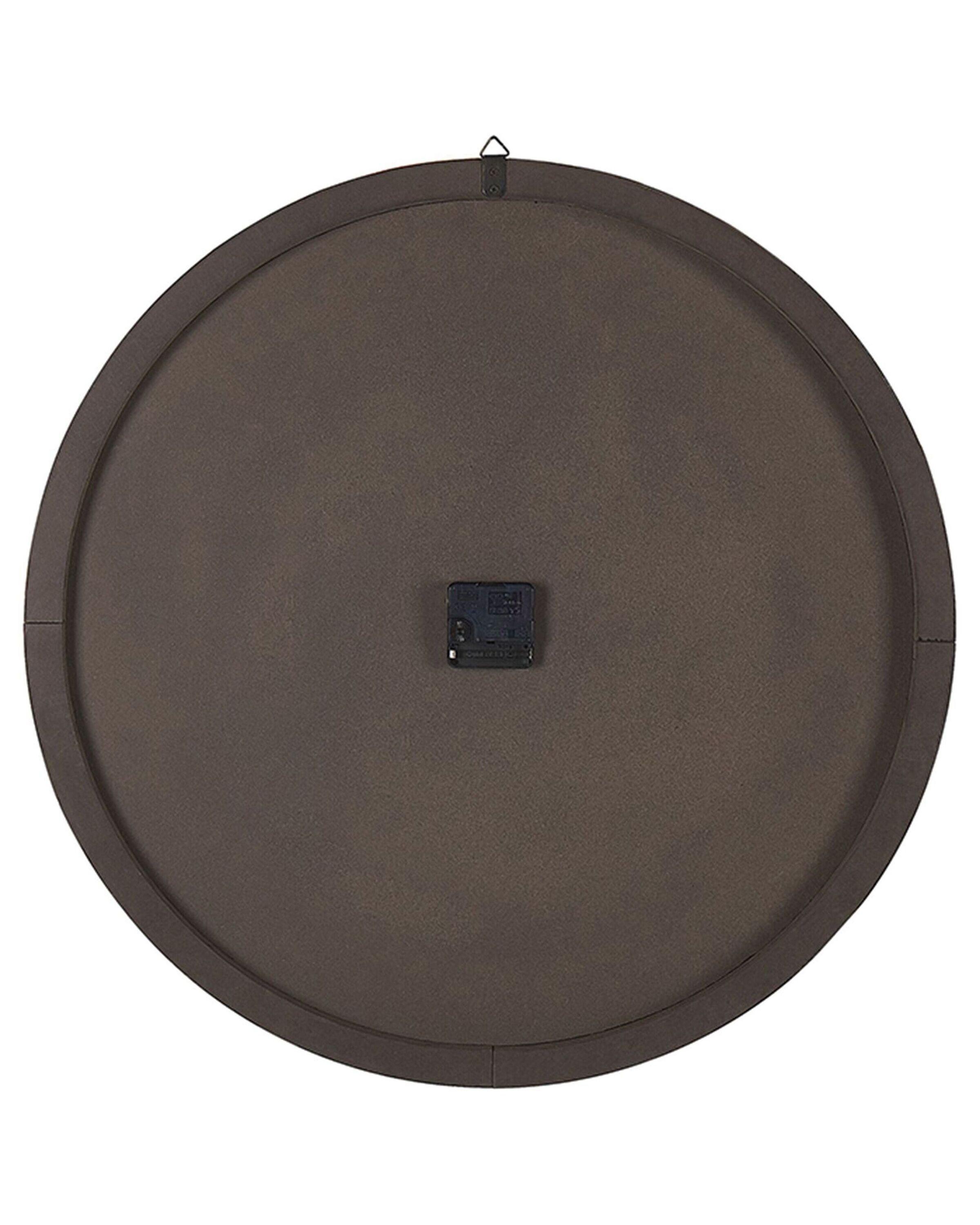 Beliani Wanduhr aus MDF-Platte Rustikal MICHAPAN  