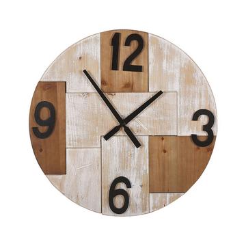 Wanduhr aus MDF-Platte Rustikal MICHAPAN