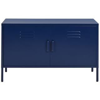 Beliani Credenza a 2 ante en Acciaio Moderno URIA  