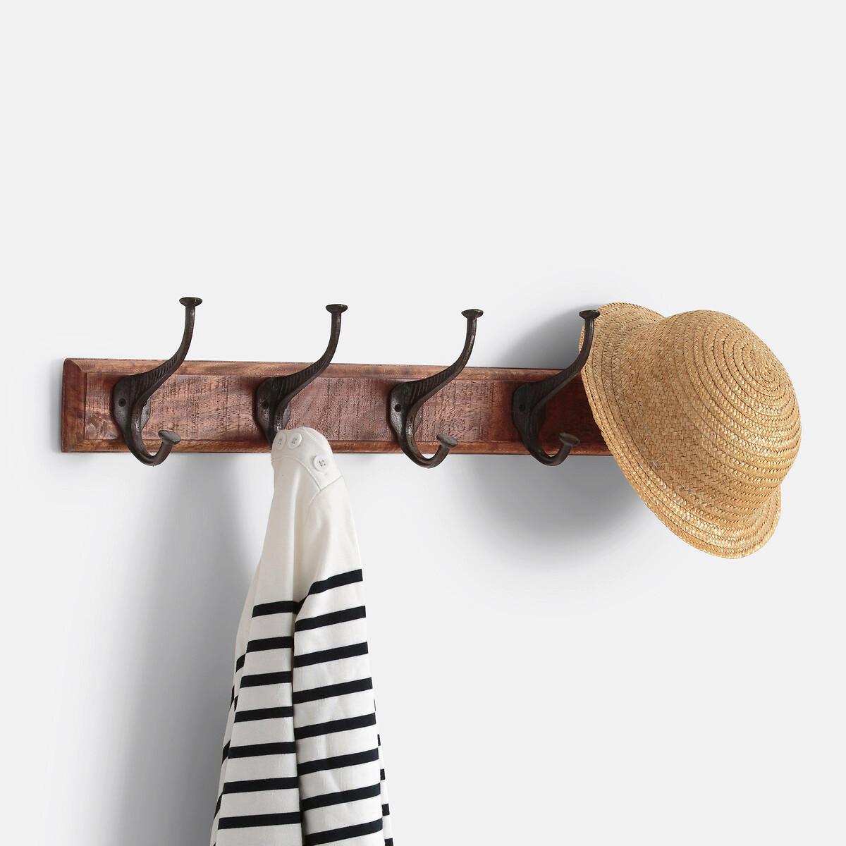 La Redoute Intérieurs Wandgarderobe ANET mit 5 Doppelhaken  