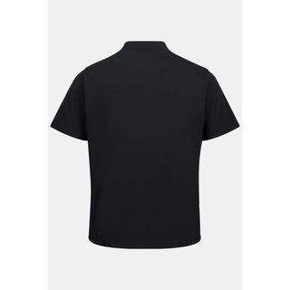 Sthuge  T-shirt STHUGE con mezze maniche e colletto alto nero 