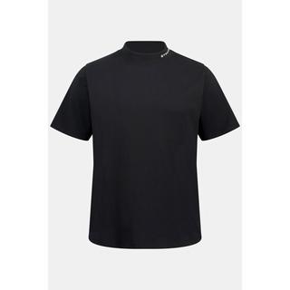 Sthuge  T-shirt STHUGE con mezze maniche e colletto alto nero 