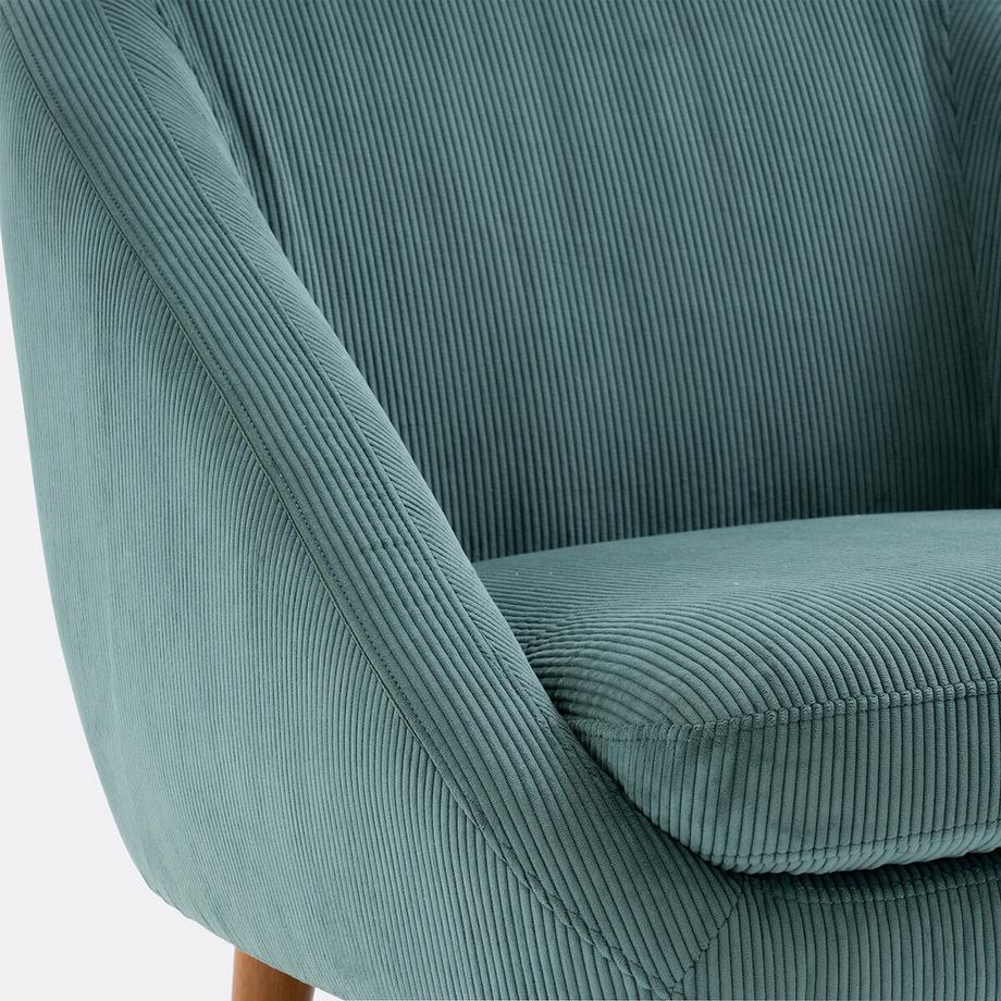 La Redoute Intérieurs Fauteuil velours côtelé  