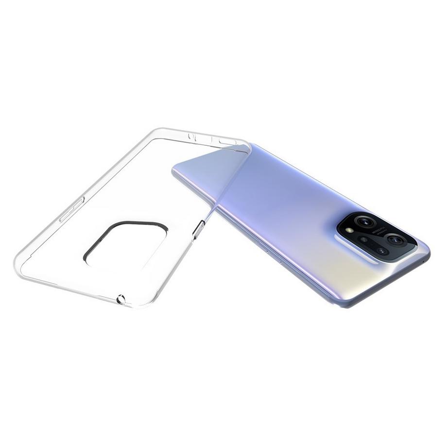 Cover-Discount  OPPO Find X5 Pro - Housse en caoutchouc silicone transparent 