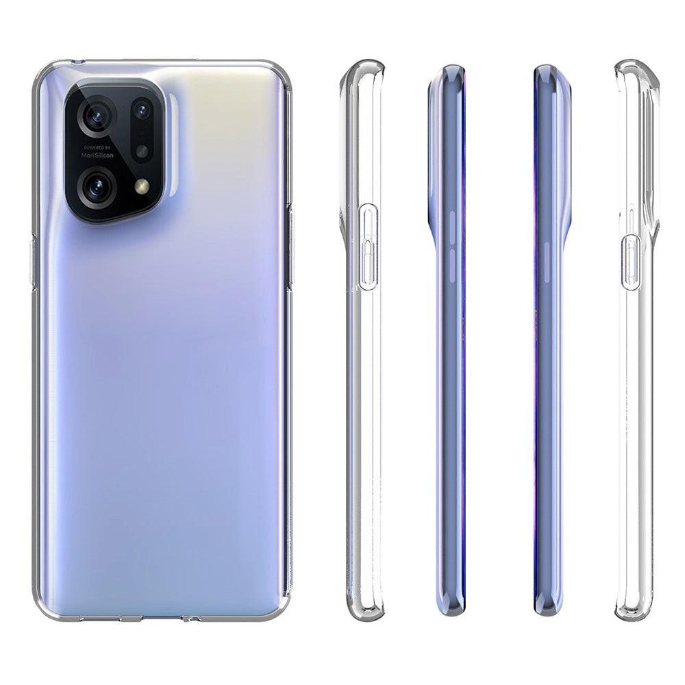 Cover-Discount  OPPO Find X5 Pro - Copertura in gomma siliconica trasparente 