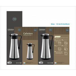 Aulica CAFETIERE ISOTHERME INOX ET NOIR 1L  