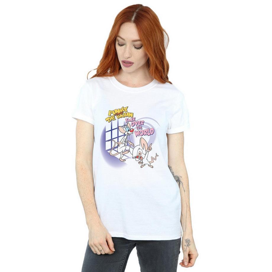 Animaniacs Pinky and The Brain Take Over The World T-Shirt  