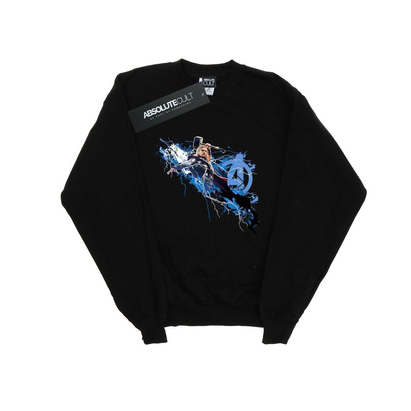 Image of Avengers Thor Splash Sweatshirt Mädchen Schwarz 128