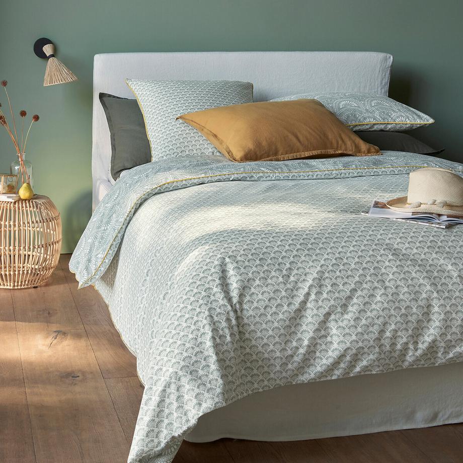 La Redoute Intérieurs Lenzuolo con Angoli Jaipur Verde  