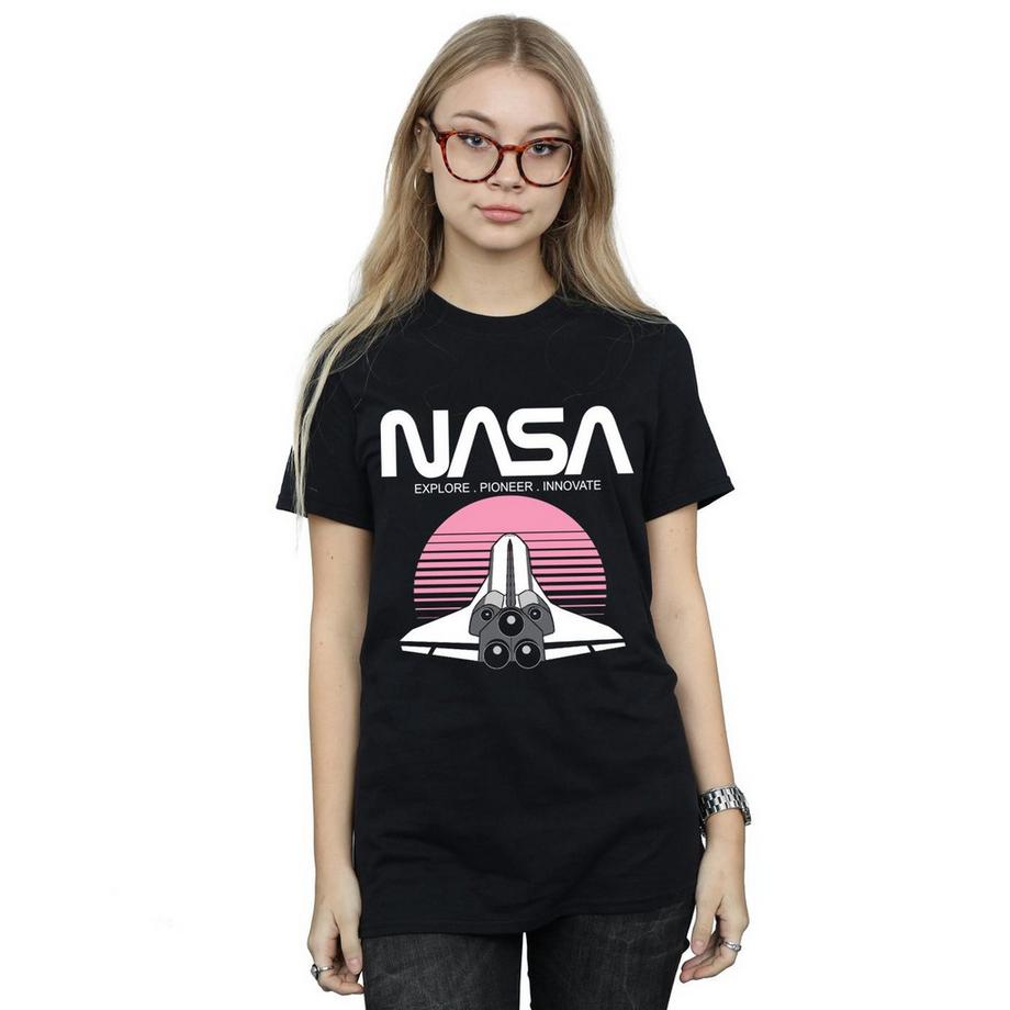 Nasa Space Shuttle Bedrucktes T-Shirt  