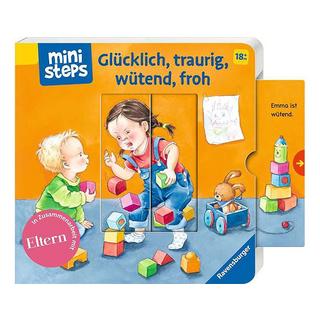 Ministeps: Glücklich, traurig, wütend, froh Sandra Grimm Couverture rigide 