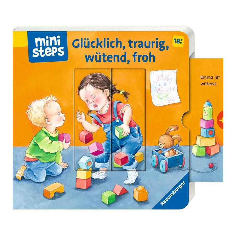 ministeps Glücklich, traurig, wütend, froh Sandra Grimm Couverture rigide 