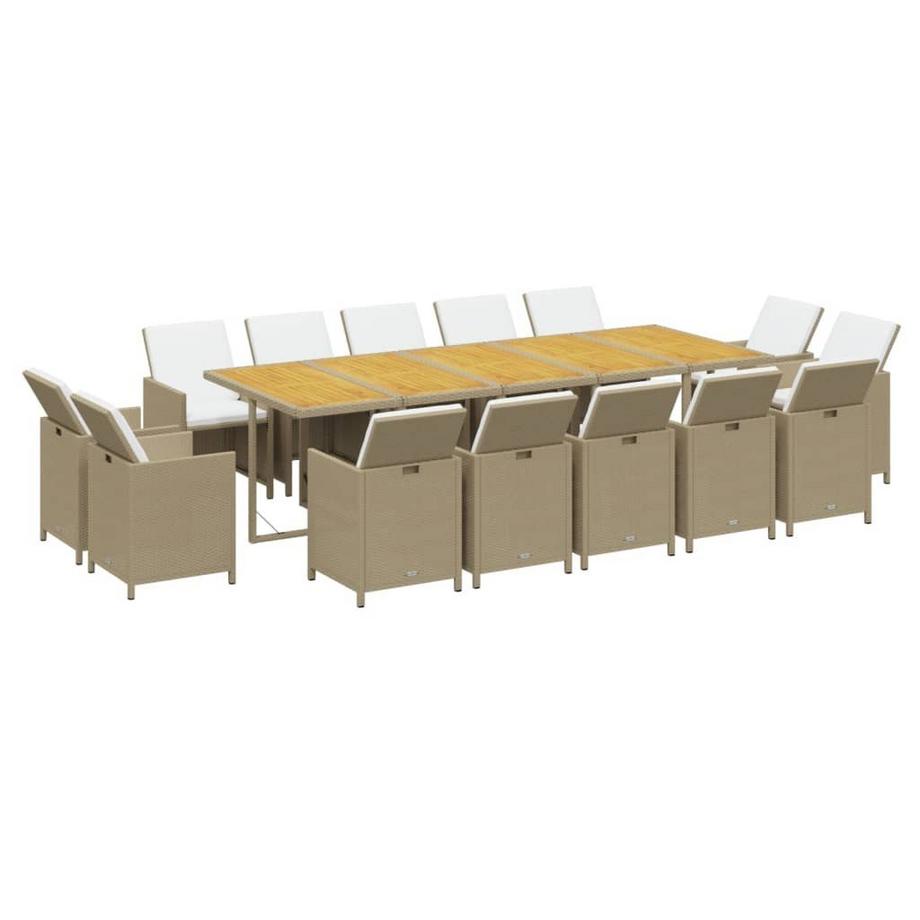 VidaXL set da pranzo per giardino  