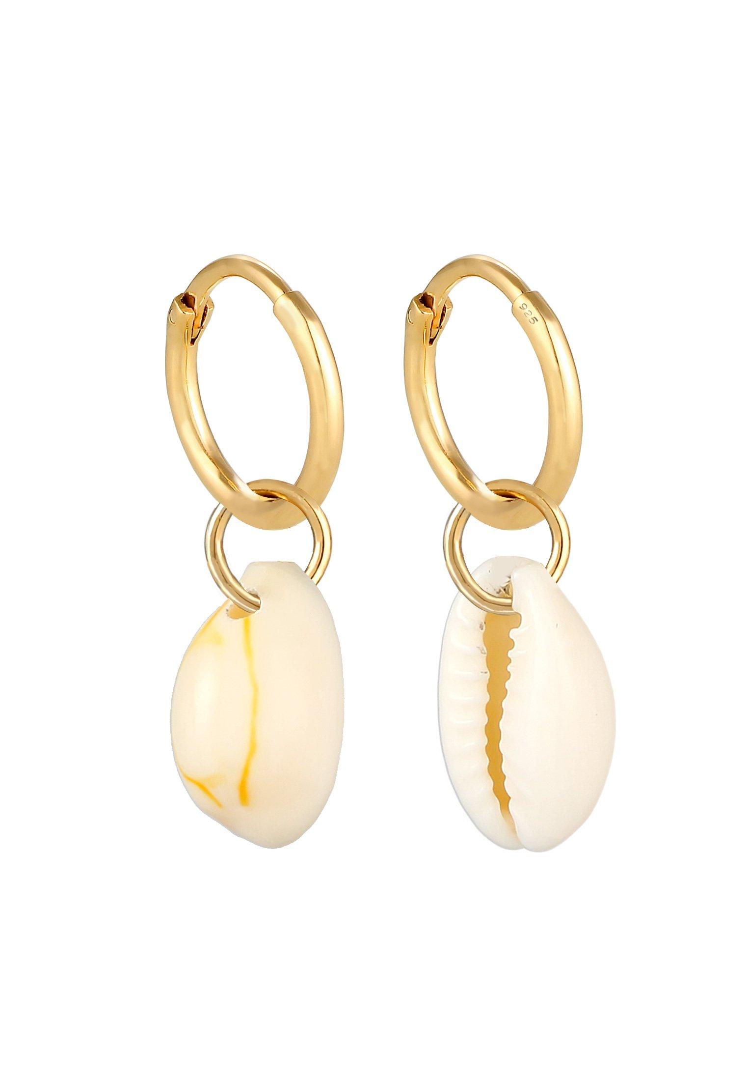 Elli  Boucles d'Oreilles Coquille De Cauris 