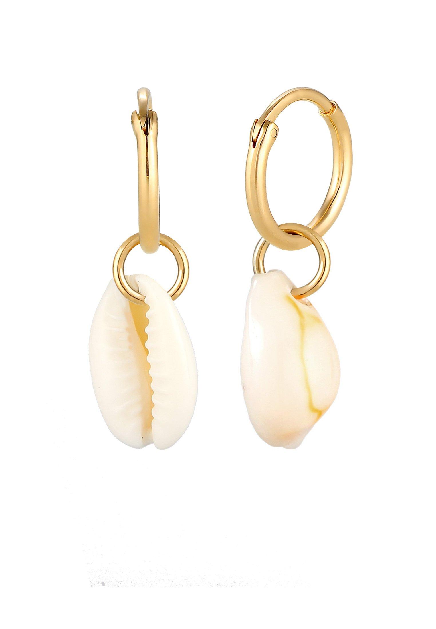 Elli  Boucles d'Oreilles Coquille De Cauris 