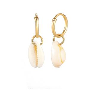 Elli  Boucles d'Oreilles Coquille De Cauris 