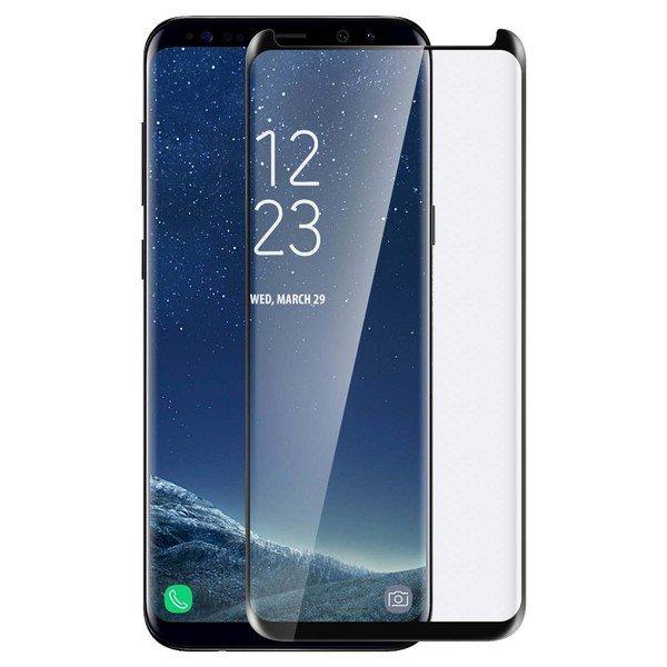 Avizar  Film verre Contours Noir Galaxy S8 Plus 