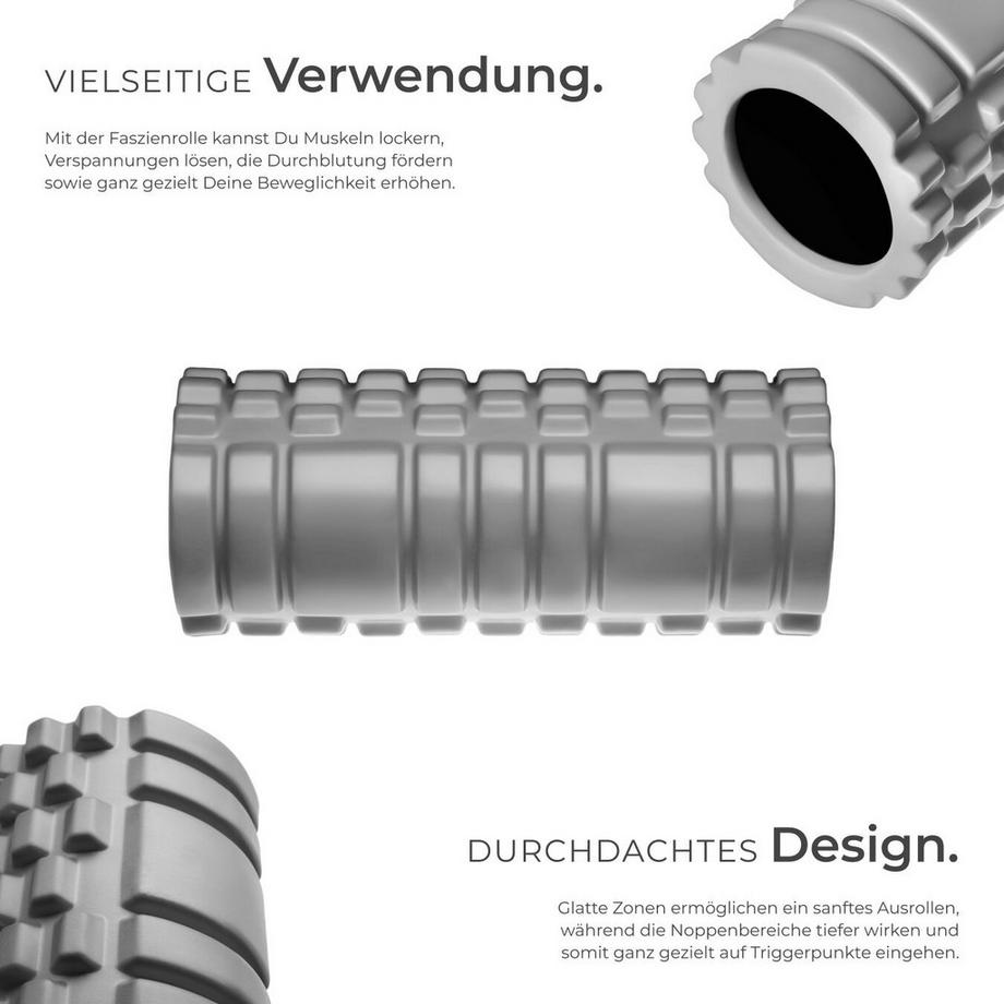 Tectake  Rullo miofasciale   Con diverse zone in rilievo 
