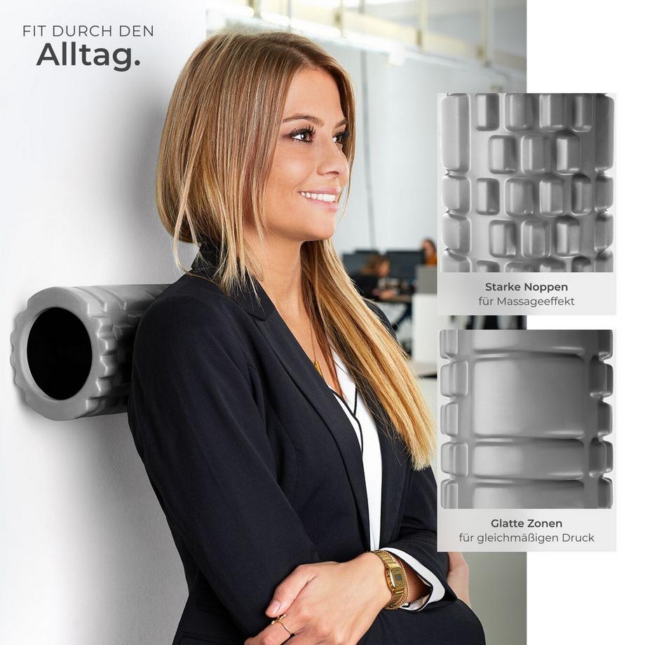 Tectake  Rullo miofasciale   Con diverse zone in rilievo 