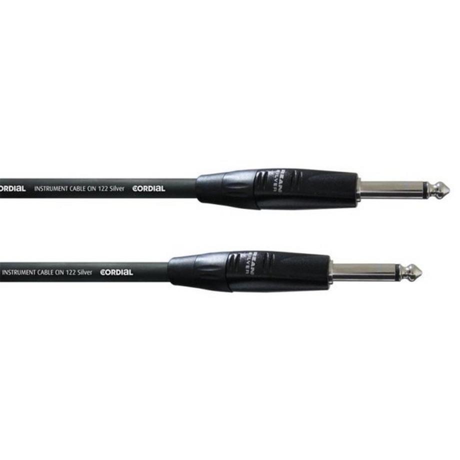 Cordial  Cordial CII 3 PP cavo audio 3 m Plug 6.3mm Nero 