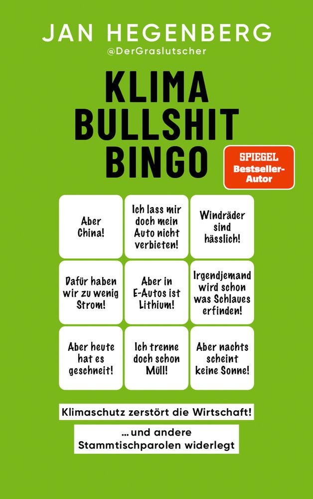 Klima-Bullshit-Bingo (SPIEGEL-Bestseller) Hegenberg, Jan Copertina rigida 