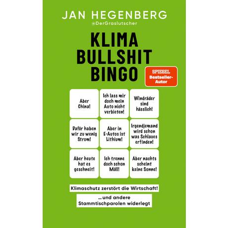 Klima-Bullshit-Bingo (SPIEGEL-Bestseller) Hegenberg, Jan Copertina rigida 