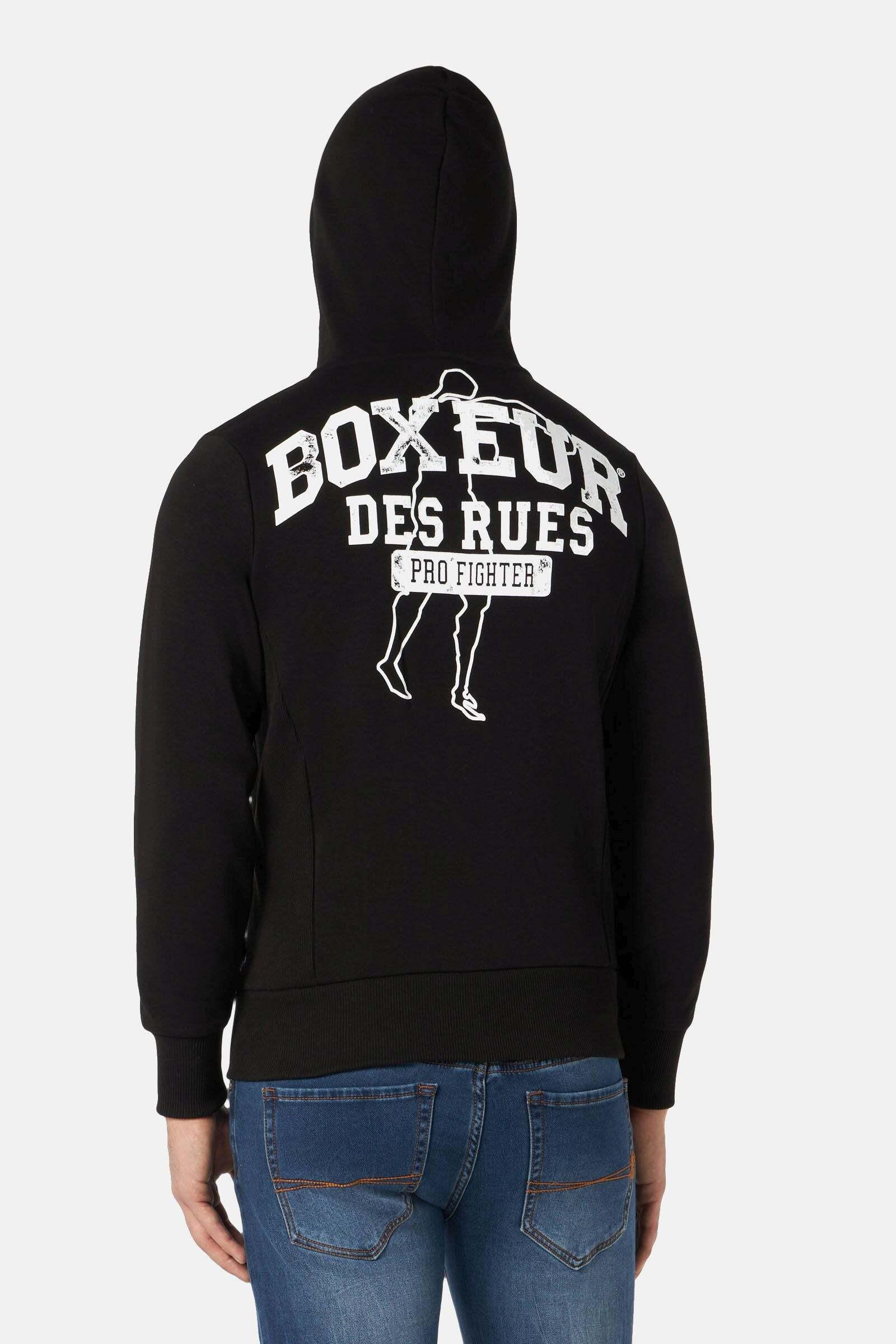 BOXEUR DES RUES  Sweat à capuche zippé Hooded Full Zip Sweatshirt 