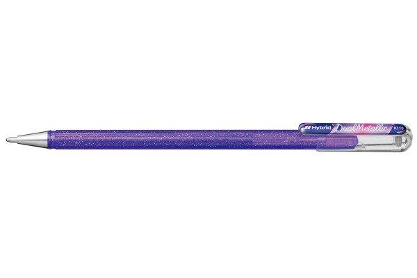 Pentel PENTEL Roller Hybrid Metal 1mm K110-DMVX violett/rot/blau  