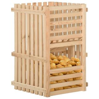 VidaXL Boîte à pommes de terre bois  