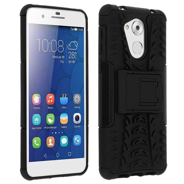 Avizar  Coque antichocs noir + Support Honor 6C 