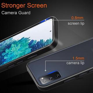 Cadorabo  Housse compatible avec Samsung Galaxy S20 FE - Coque de protection hybride avec intérieur en silicone TPU et dos en plastique mat 