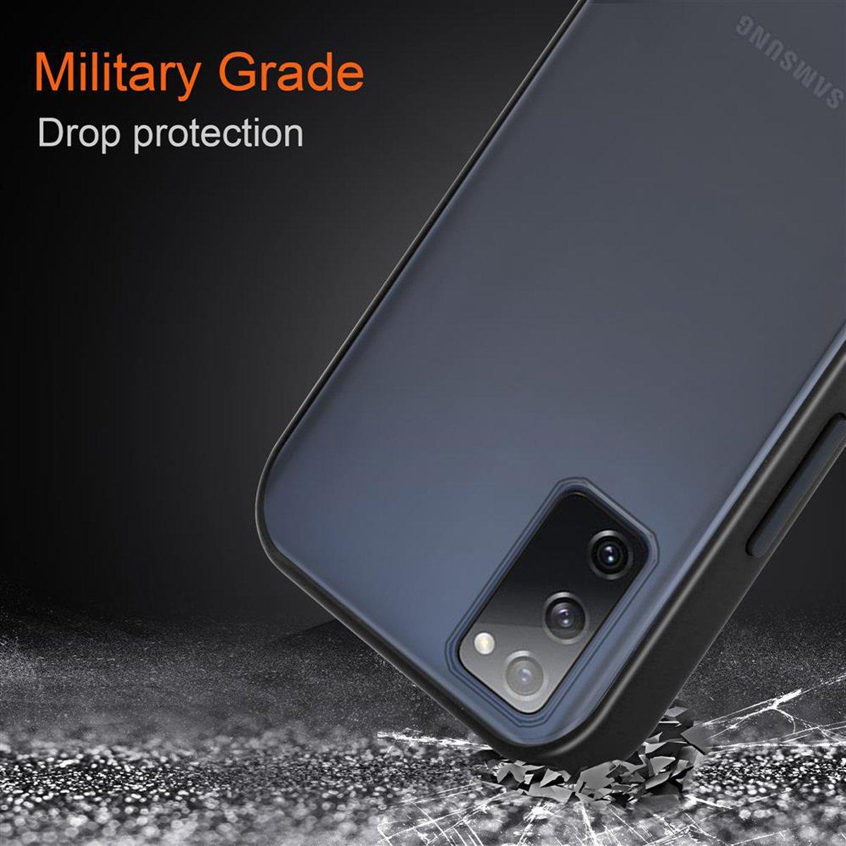 Cadorabo  Housse compatible avec Samsung Galaxy S20 FE - Coque de protection hybride avec intérieur en silicone TPU et dos en plastique mat 