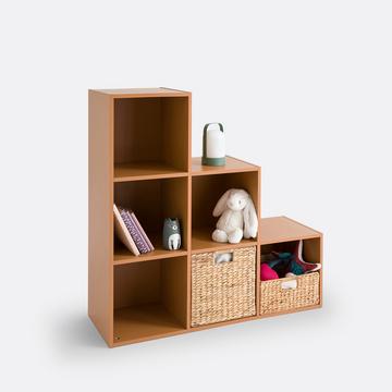 Stufenregal Diny mit 6 Fächern