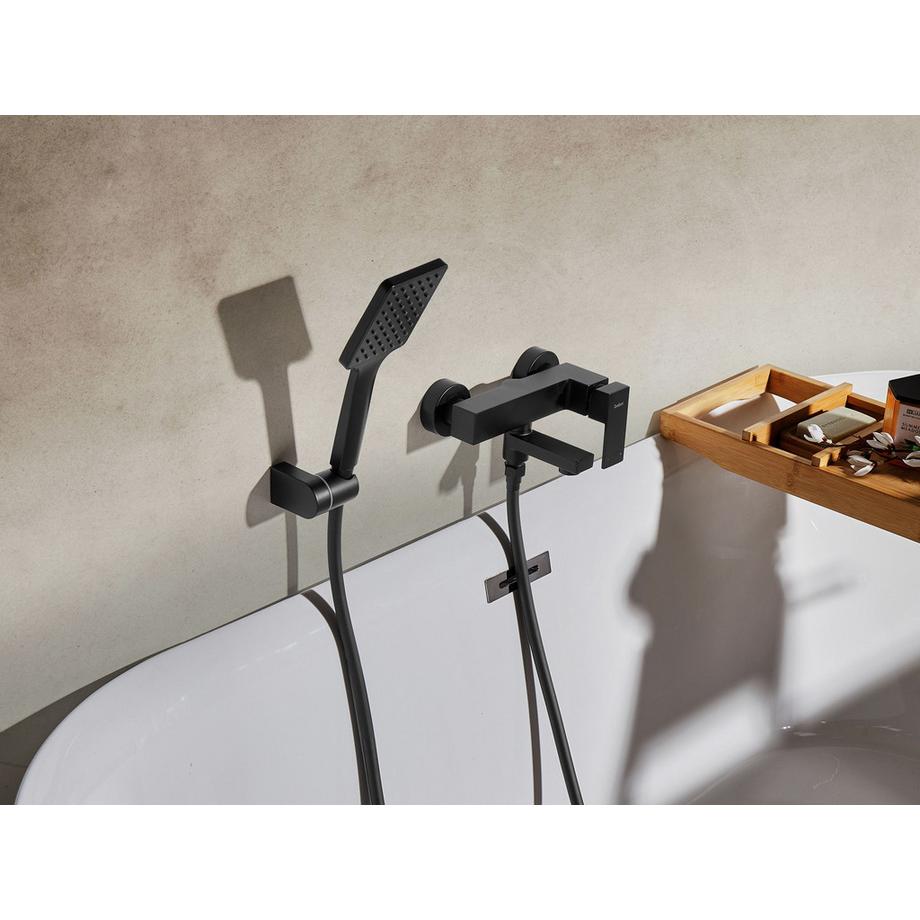 Beliani Robinet de douche mural en Laiton Moderne BALNEARIO  