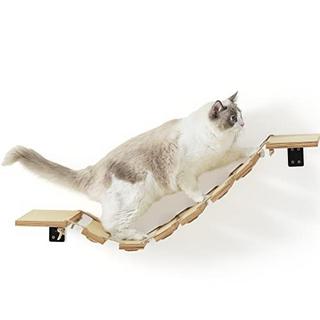 Alopini  Mur d'escalade pour chats, pont pour chat de et chaise longue pour passerelle de bricolage, hamac pour chat et mur pour chat pour la plupart des chatons, chats moyens et grands 