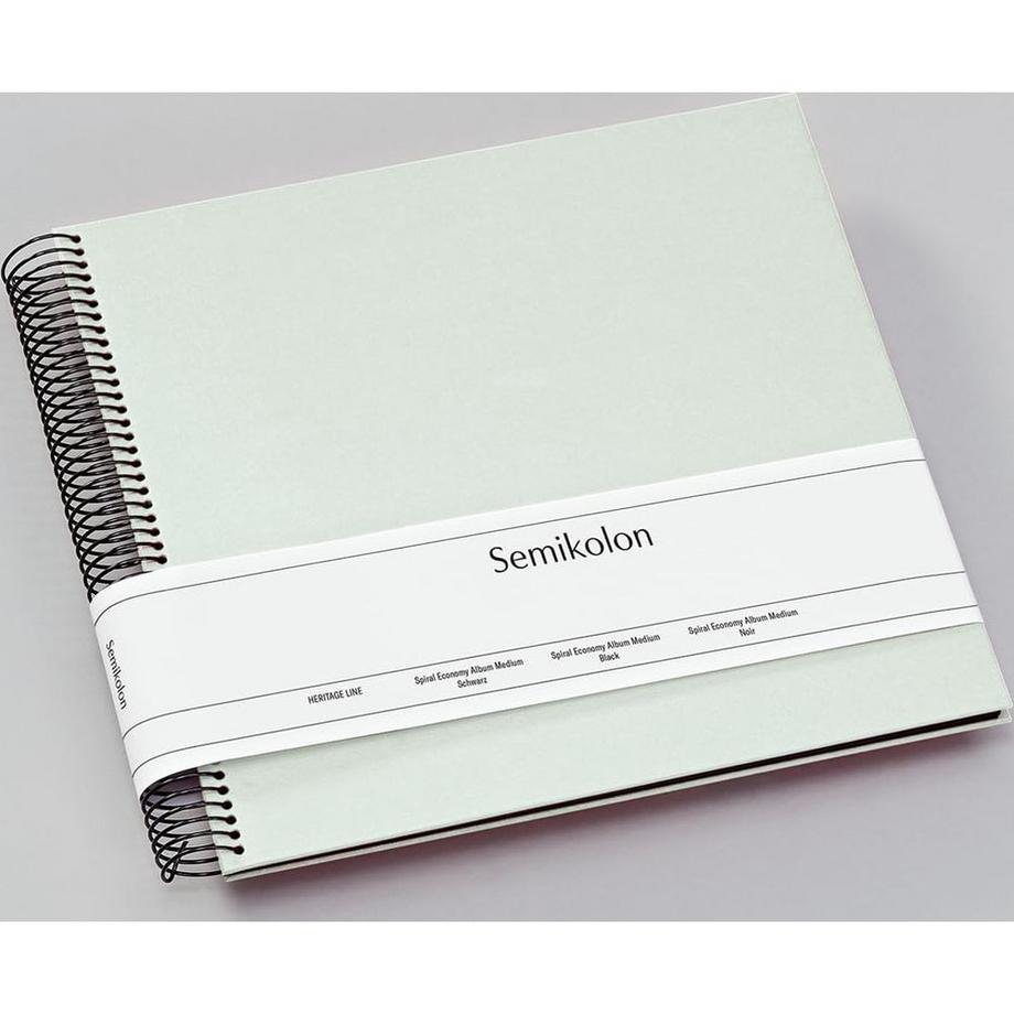 Semikolon Fotoalbum (23 x 24.5 cm Moos, 40 schwarze Seiten)  