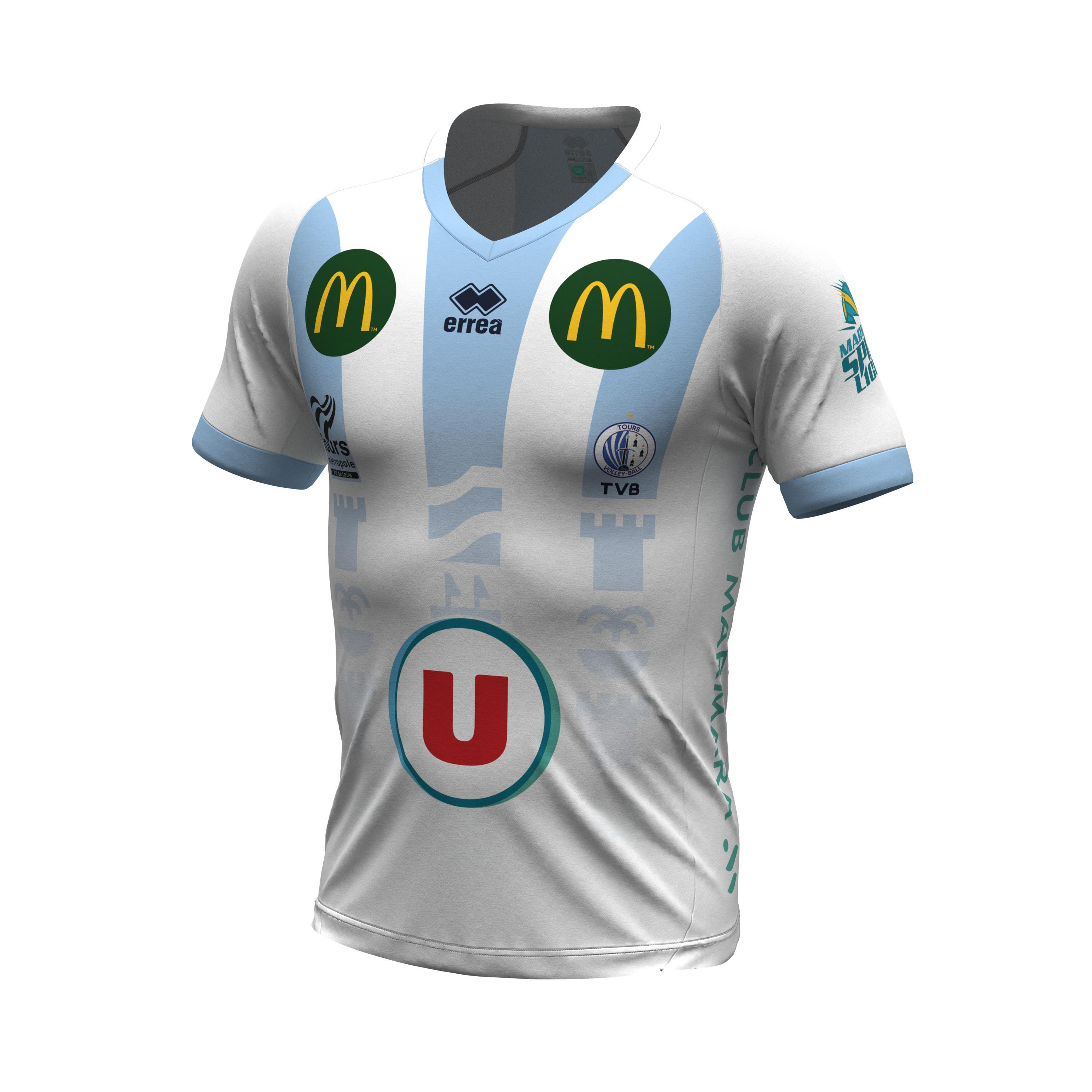 errea  maillot extérieur tours 2023/24 