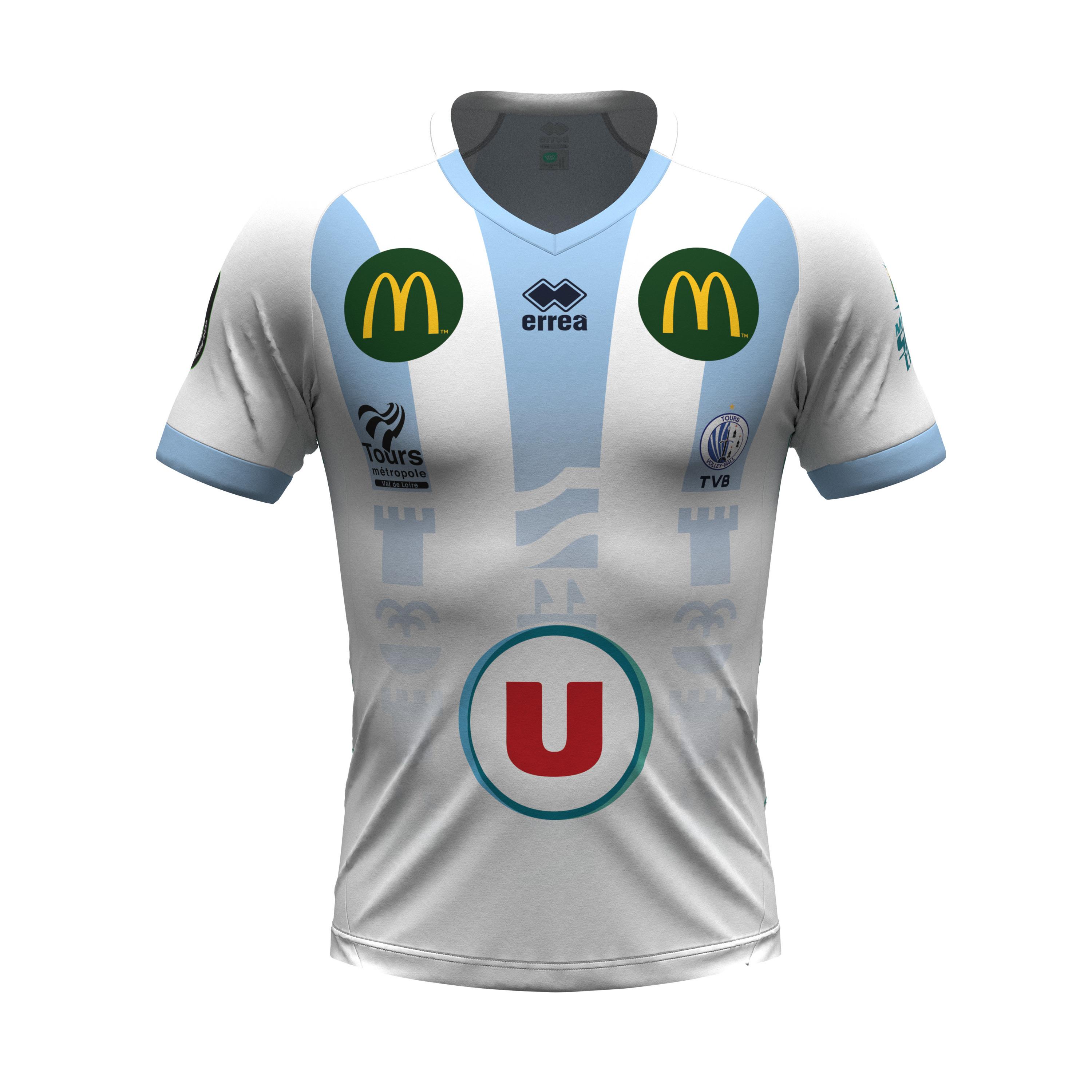 errea  maillot extérieur tours 2023/24 