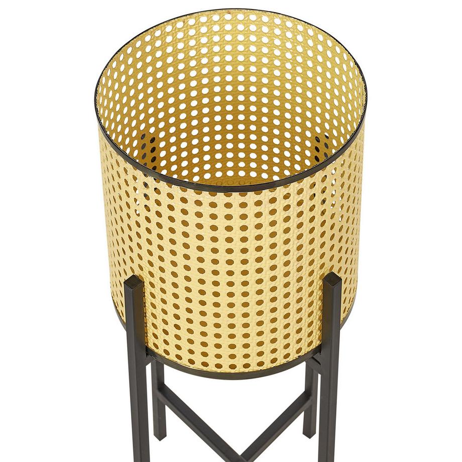 Beliani Blumentopf mit Beinen aus Eisen Retro FALLOPIA  