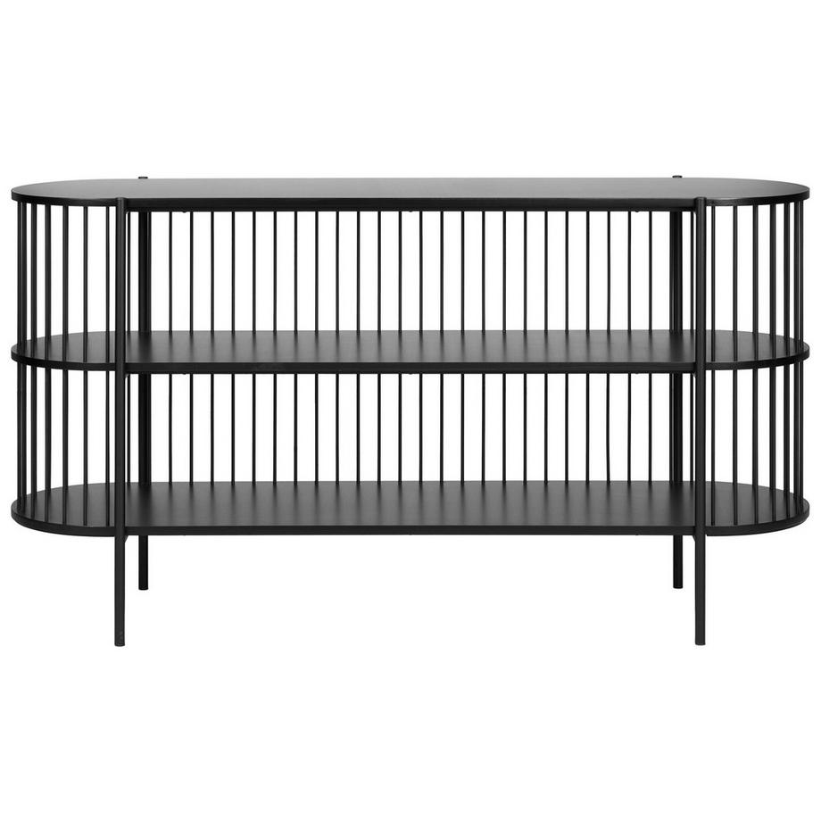 Beliani Regal mit 2 Ebenen aus Eisen Modern BIRSON  