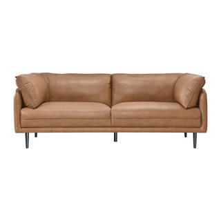 Vente-unique Sofa 3-Sitzer - Leder - Camelfarben - TACONA  