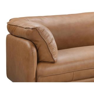 Vente-unique Sofa 3-Sitzer - Leder - Camelfarben - TACONA  