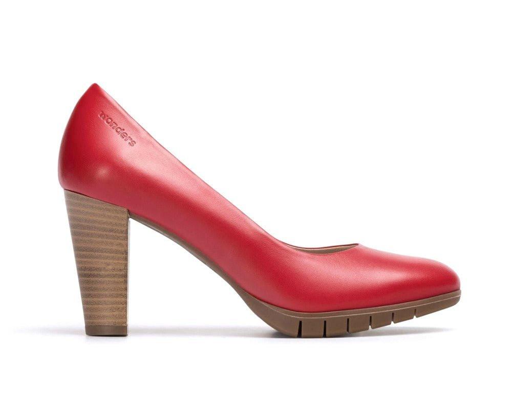 Image of Macy - Leder Pump Damen Rot 36