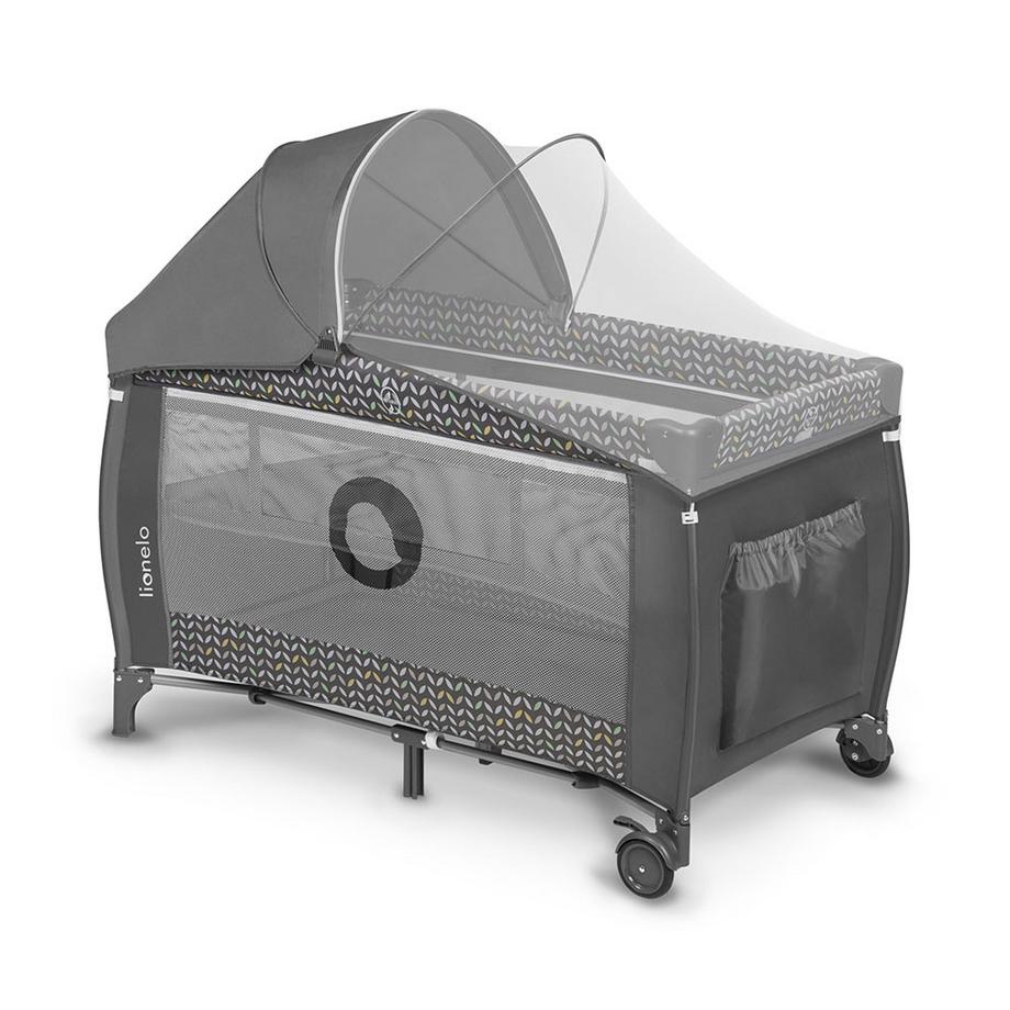 Lionelo  Reisebettchen Sven Plus Grey Scandi 2in1 