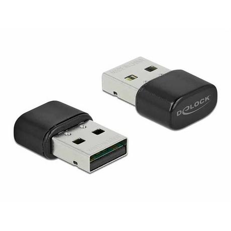 DeLock  Bluetooth 4.2 und Dualband WLAN ac/a/b/g/n 433 Mbps USB Adapter 