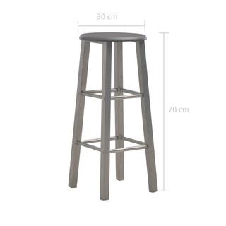 VidaXL Tabouret de bar mdf  