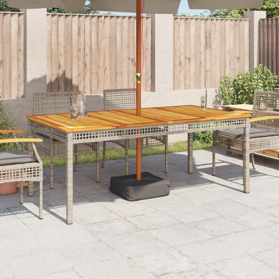 VidaXL Gartentisch poly-rattan  