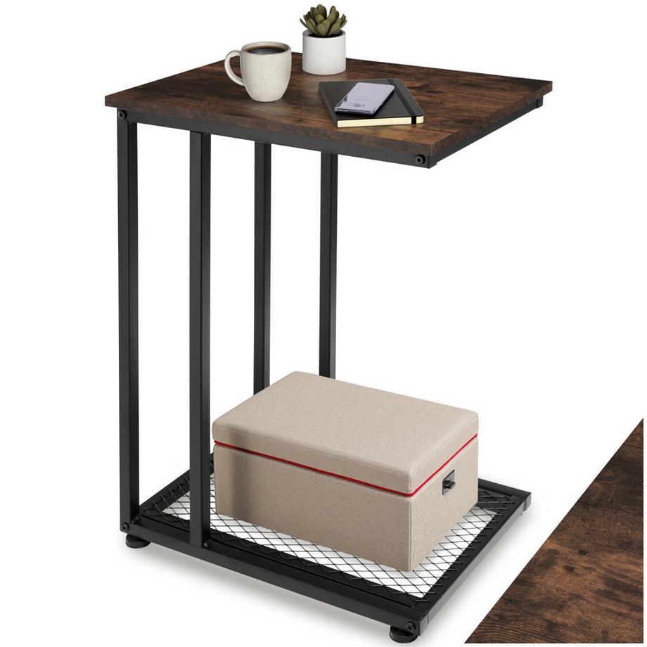 Beistelltisch Eton Industrial Style Holz und Stahl