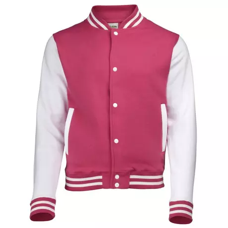AWDis Veste Varsity pour / Vêtements scolaires  Pink